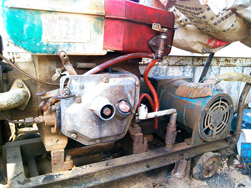 正阳单杠柴油机发电机出租